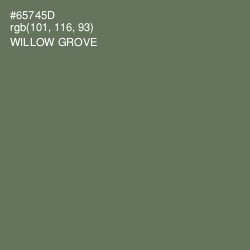 #65745D - Willow Grove Color Image